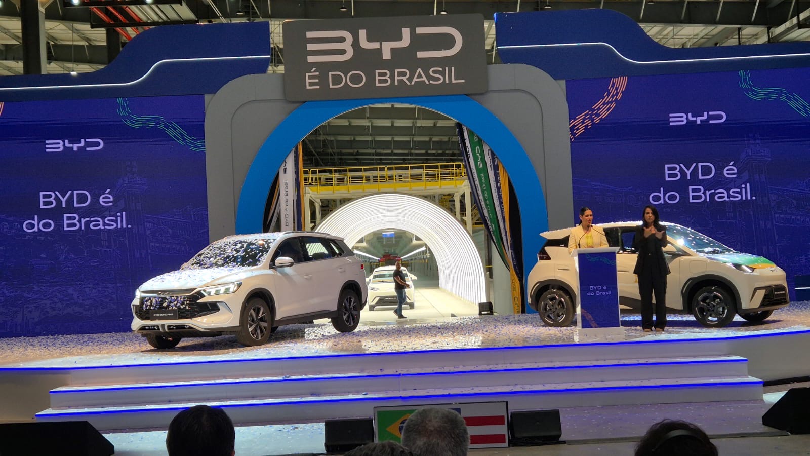 BYD anuncia os três primeiros veículos nacionais na Bahia
